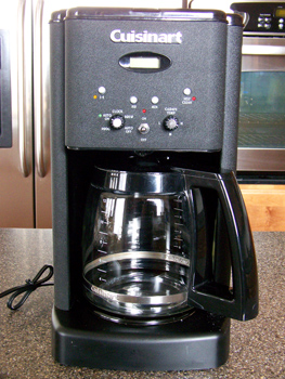 Picture of Cuisinart DCC-1200 Brew Central 12-cup programmable coffeemaker.
